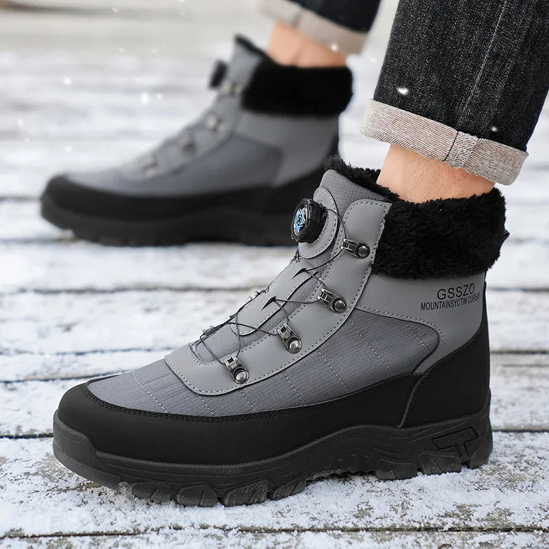 Mens Winter Snow Boots | Warm Durable Outdoor Shoes