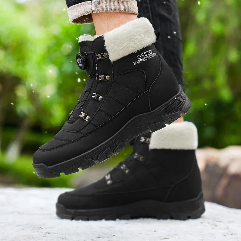 Mens Winter Snow Boots | Warm Durable Outdoor Shoes