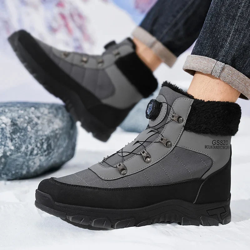 Mens Winter Snow Boots | Warm Durable Outdoor Shoes
