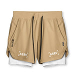 ASRV Men’s 2-in-1 Quick Dry Gym Shorts