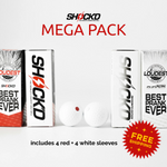 SHOCK'D Golf Balls Mega Pack | 4 Red + 4 White