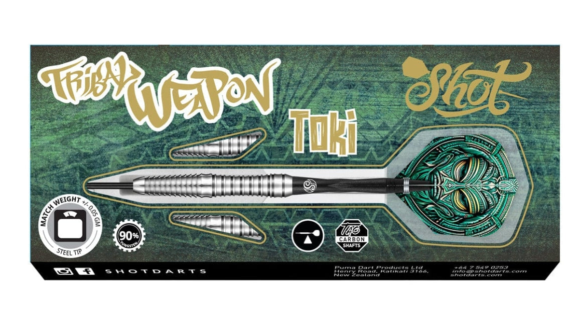 Tribal Weapon Toki Steel-Tip Dart Set | 90% Tungsten