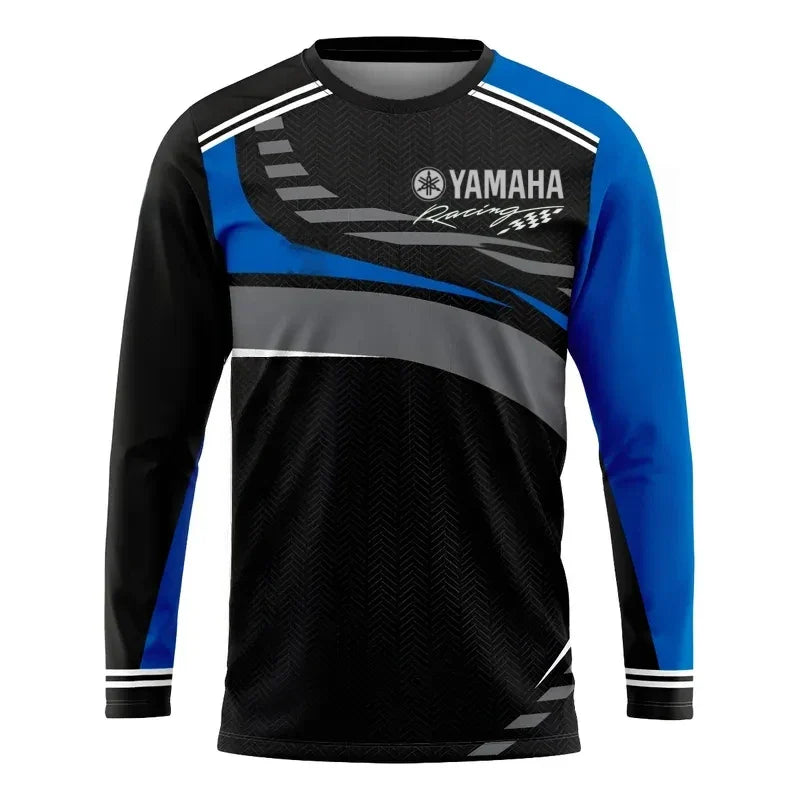 2026 Yamaha Design New Racing Cycling Suit | Men’s Off-Road Motorcycle Long Sleeved Loose Jersey