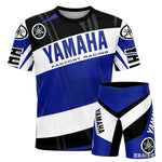 YAMAHA Summer Performance Motorcycle Riding T-Shirt Set