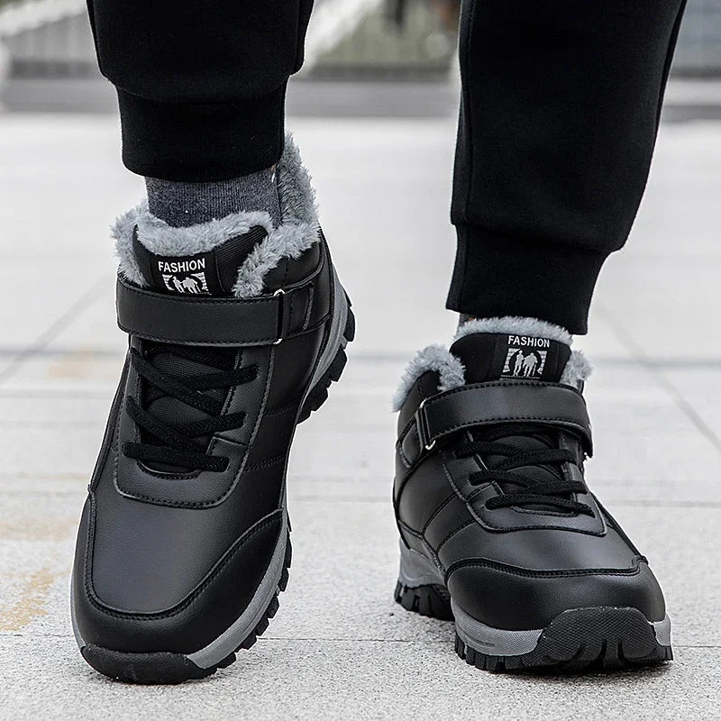 Mens Waterproof Winter Snow Boots | Warm Durable Outdoor Shoes