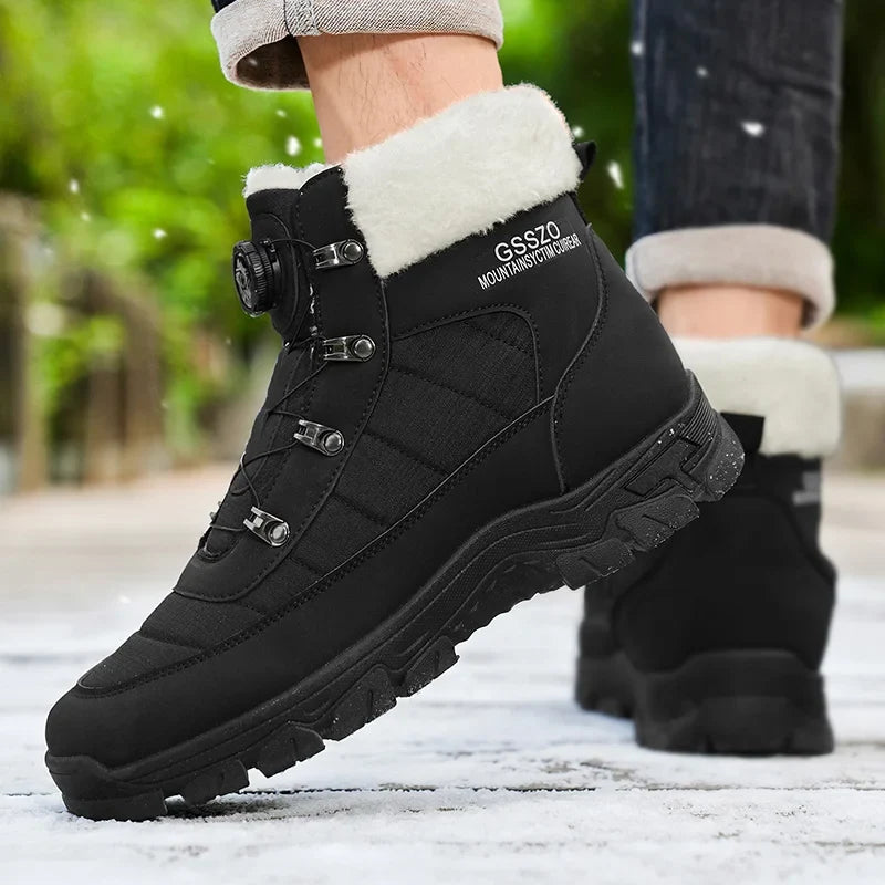 Mens Winter Snow Boots | Warm Durable Outdoor Shoes