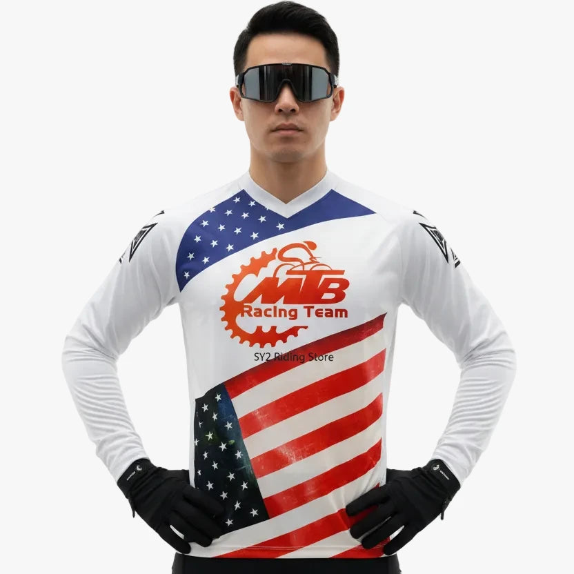 Men's MTB Cycling Jersey BMX DH T-Shirt