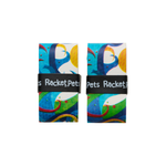 Orange Octopus Racket Pet Tennis Dampener and Blue Overgrip Tape with Replacement Overgrip Tape
