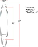 BIRCH 57" SHAKER Longboard Cruiser Skateboard | Complete Setup or Deck Only