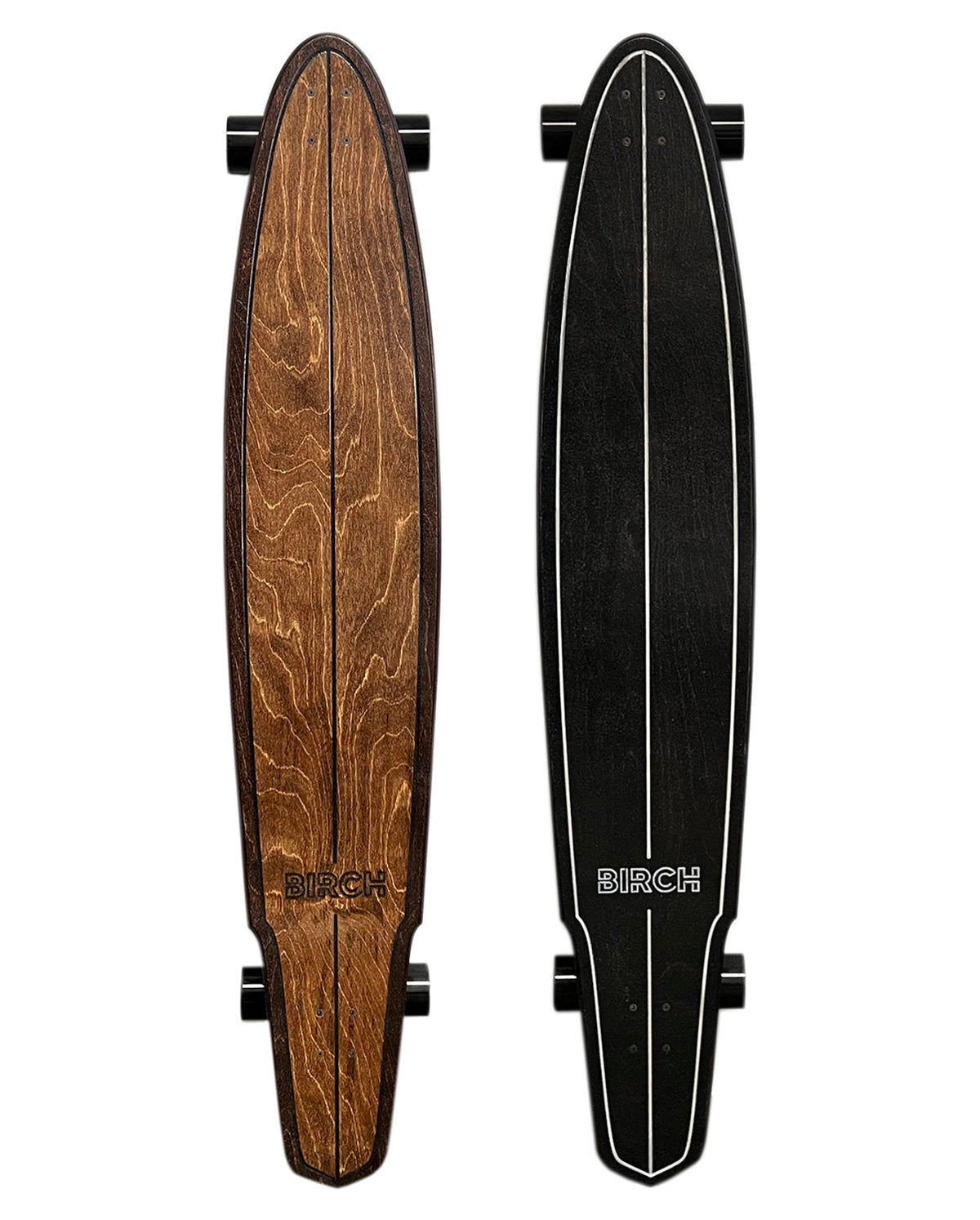 BIRCH 57" SHAKER Longboard Cruiser Skateboard | Complete Setup or Deck Only