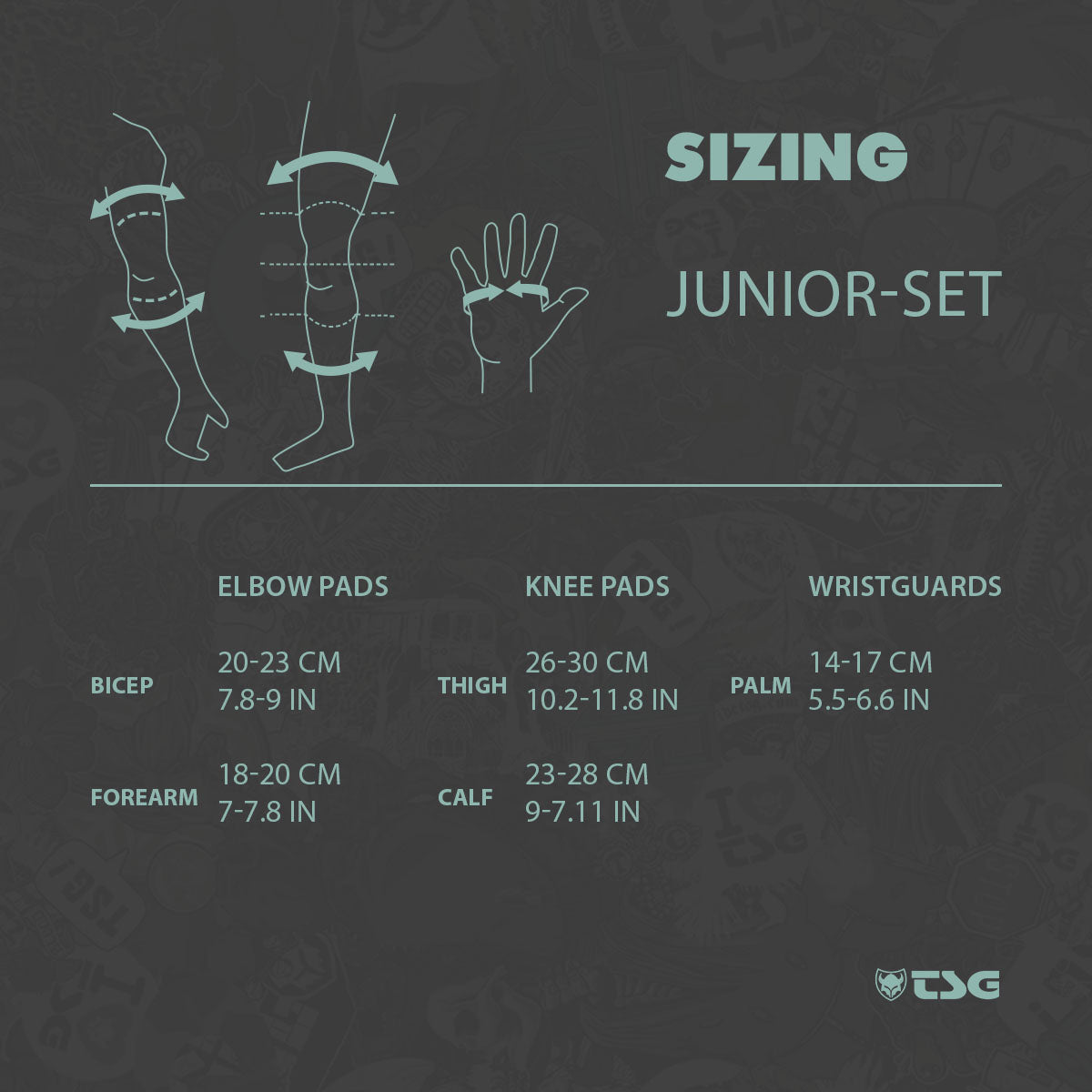 TSG Junior-Set (Skate Pad Set)