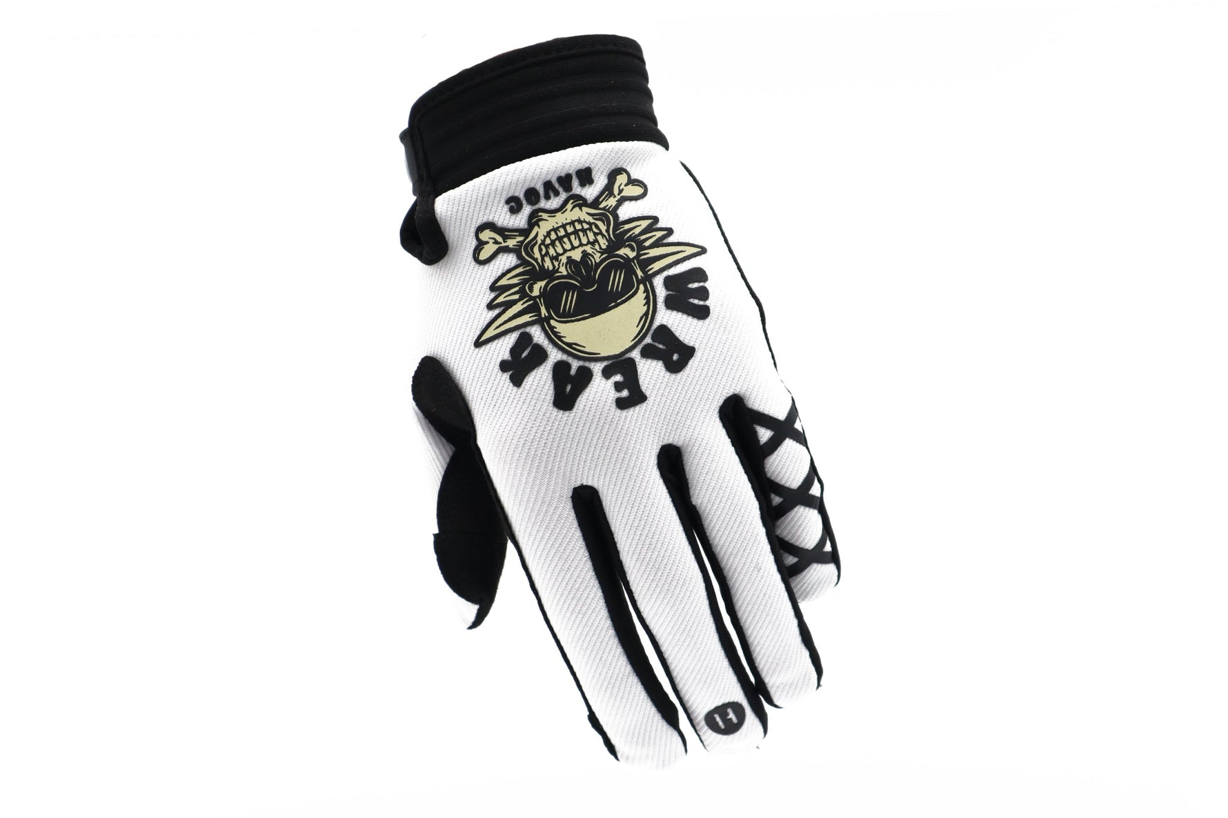 Skull and Crossbones Off-Road Gloves