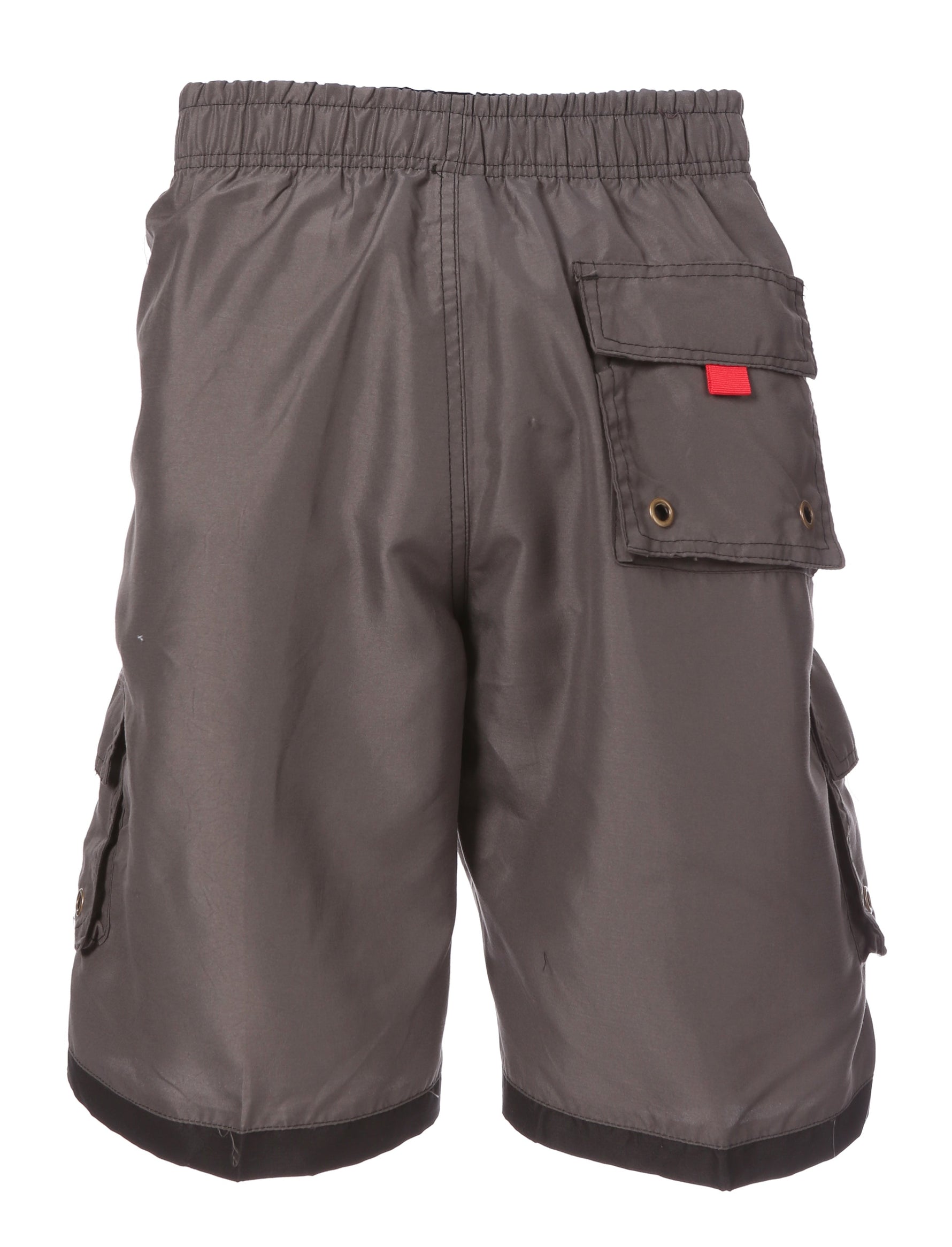 Sakkas Men’s Contrast Stripes Skate Surf Board Short | Swim Trunks