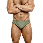 MonoChromatica Men’s Swim Brief | Sage