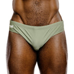 MonoChromatica Men’s Swim Brief | Sage