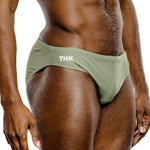 MonoChromatica Men’s Swim Brief | Sage