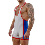 Vanguard Men’s Singlet | White