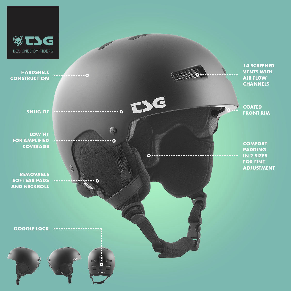 TSG Ski/Snowboard Helmet | Gravity