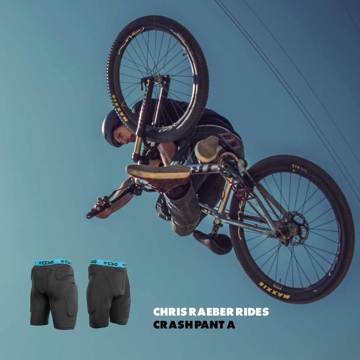 TSG Protective Shorts Crash Pant A | Black