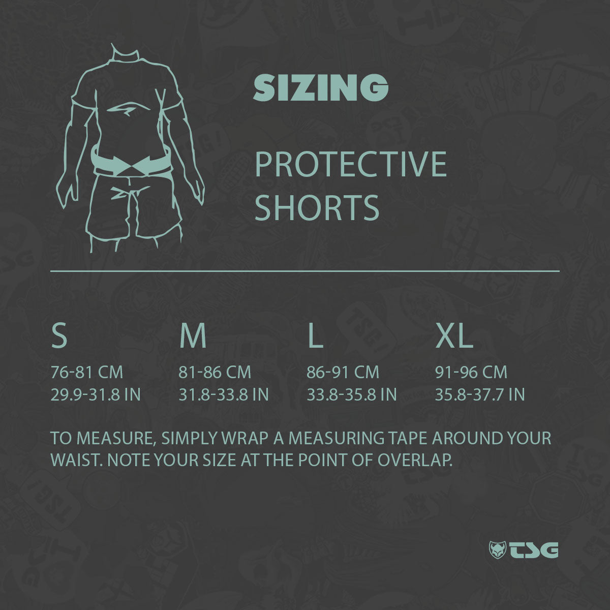 TSG Protective Shorts Crash Pant A | Black