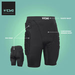 TSG Protective Shorts Crash Pant All Terrain | Black