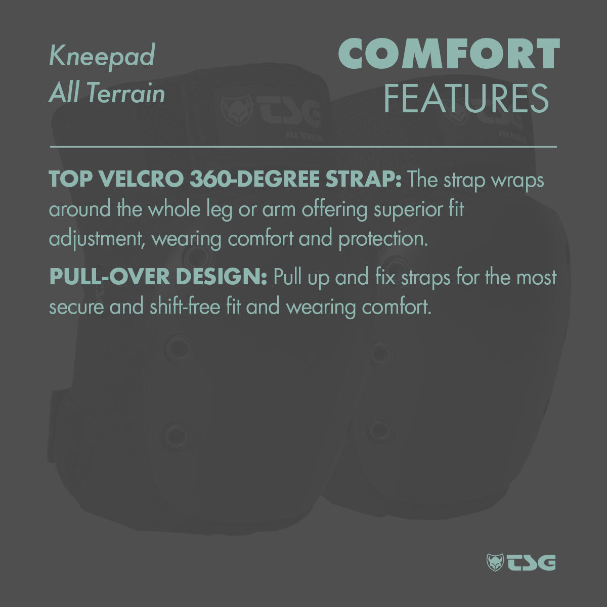 TSG Kneepad All Terrain (Skate Knee Pads)