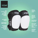 TSG Kneepad Roller Derby 3.0 | Roller Skate Knee Pads