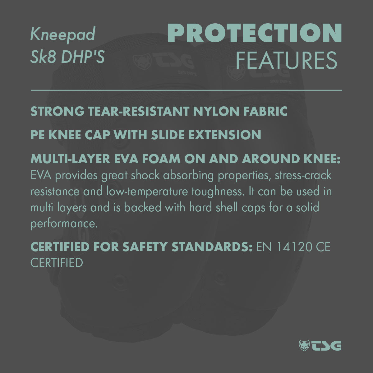 TSG | Kneepad Sk8 DHP'S (Skate Knee Pads)