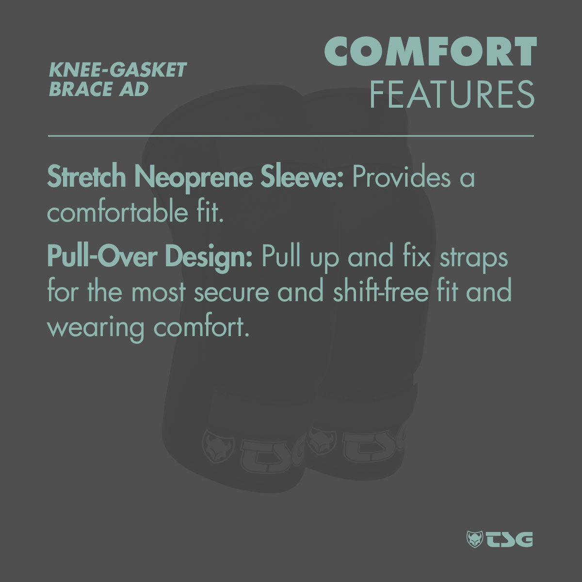 TSG Knee-Gasket Brace AD (Skate Knee Pads)