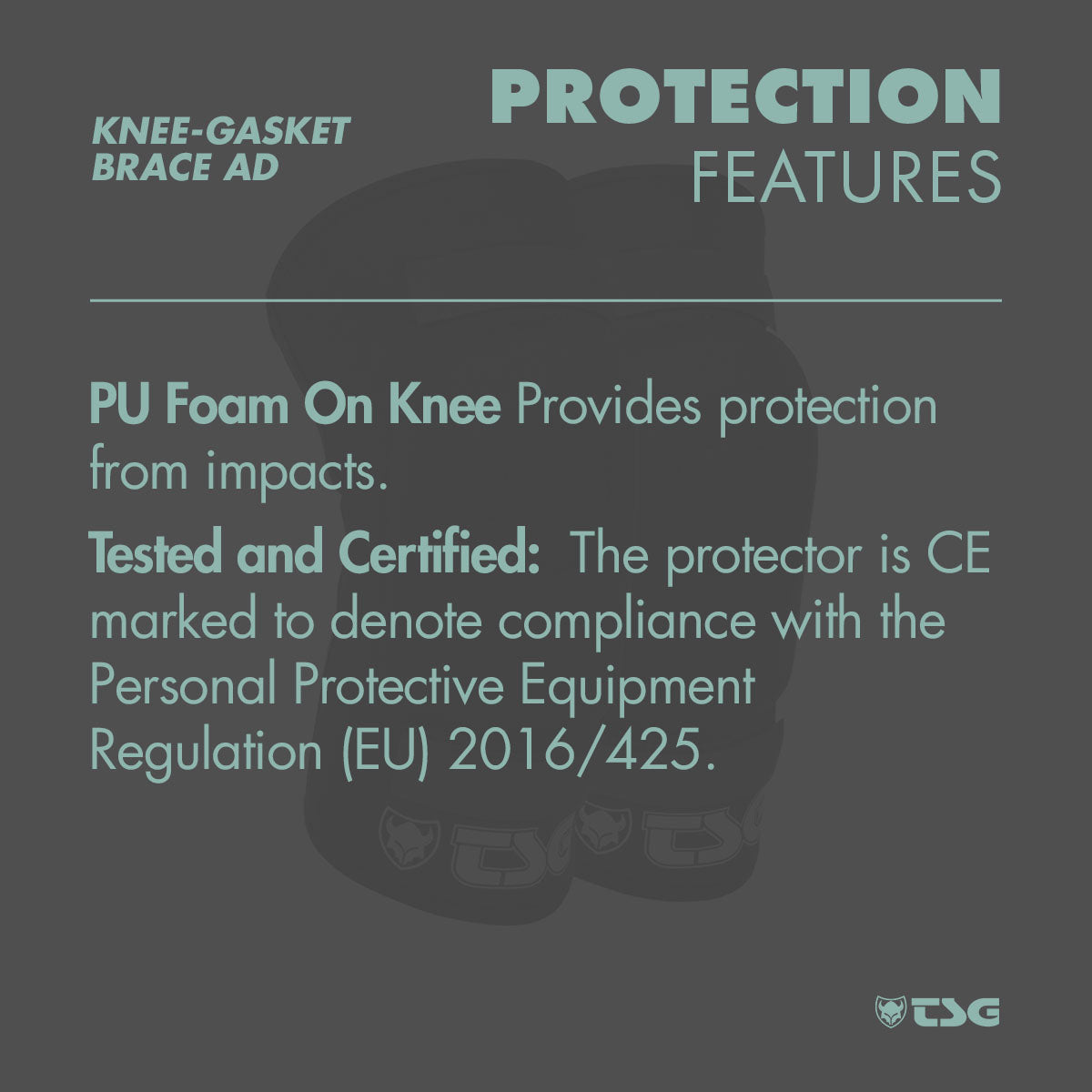 TSG Knee-Gasket Brace AD (Skate Knee Pads)