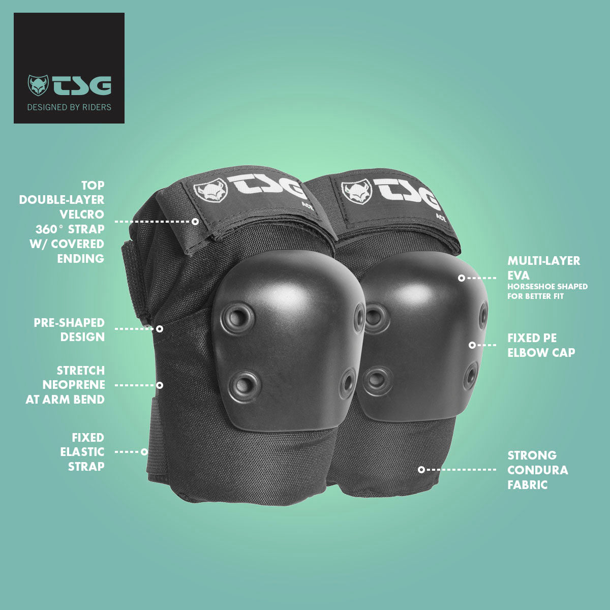 TSG Elbowpad Ace (Skate Elbow Pads)