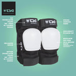 TSG Elbow Pad Roller Derby 3.0 | Black (Roller Skate Elbow Pads)