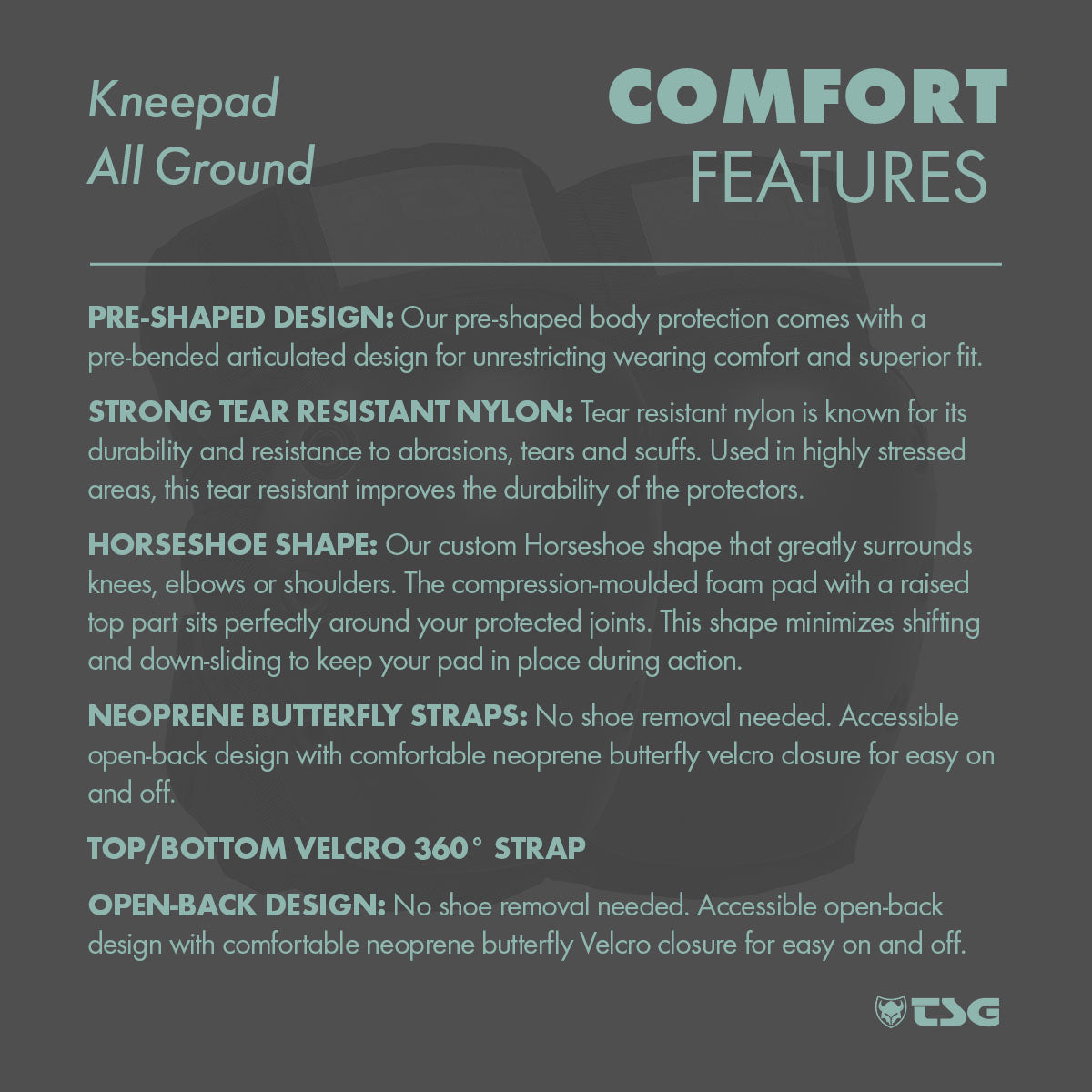 TSG Kneepad All Ground (Skate Knee Pads)