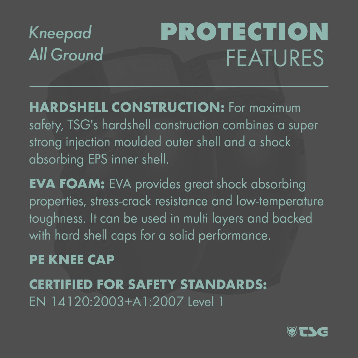 TSG Kneepad All Ground (Skate Knee Pads)