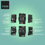 TSG Basic Skate Pad Set | Black