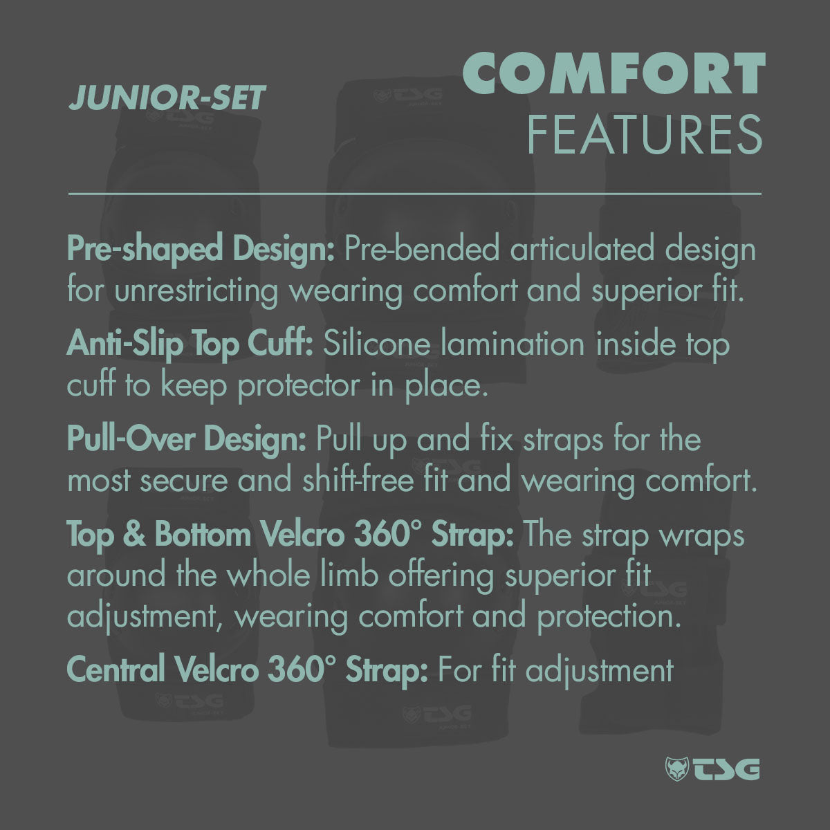 TSG Junior-Set (Skate Pad Set)