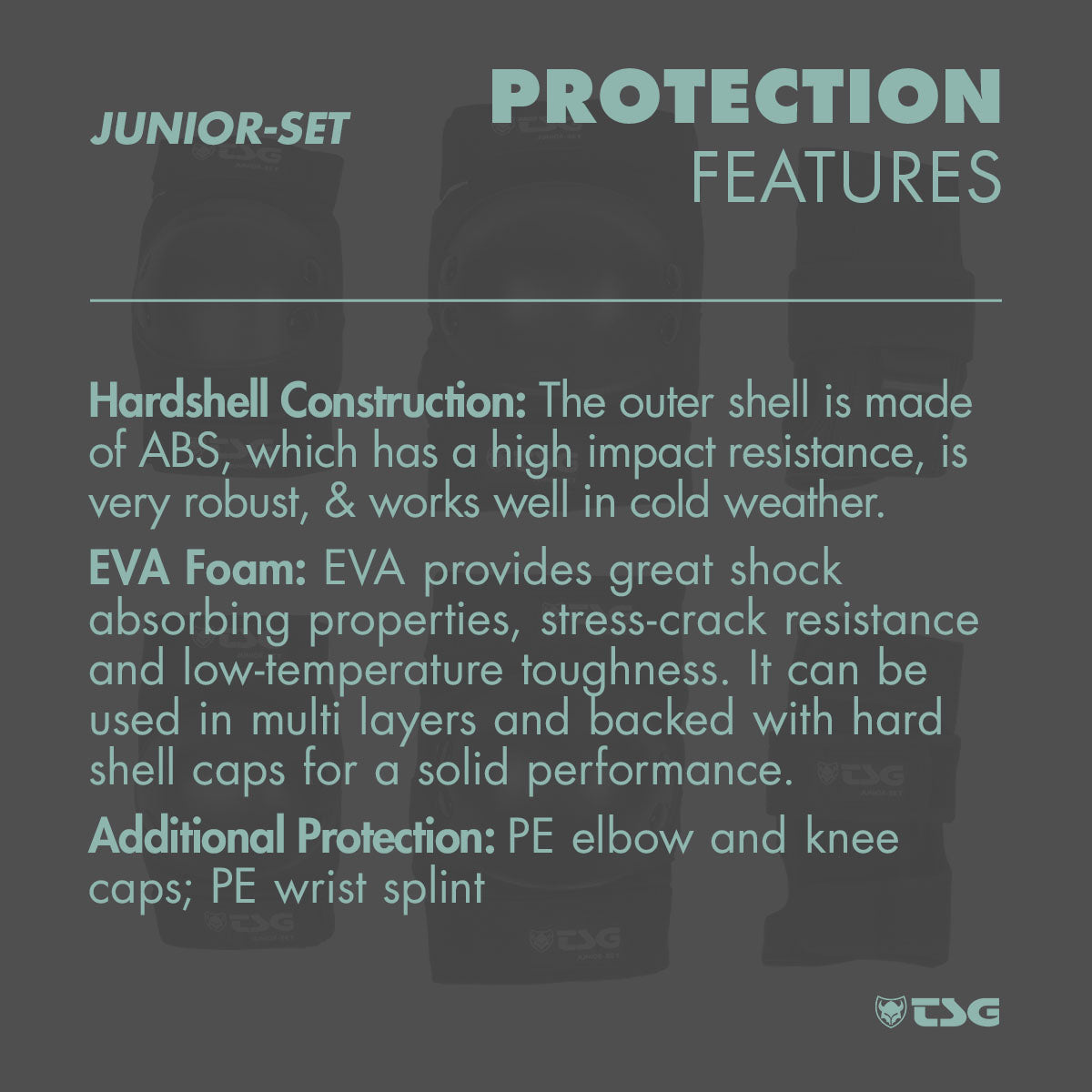 TSG Junior-Set (Skate Pad Set)
