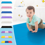 Tri-Fold Gym Mat with Handles and Removable Zippered Cover | 6' x 2'