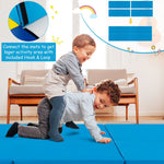 Tri-Fold Gym Mat with Handles and Removable Zippered Cover | 6' x 2'