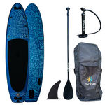VidaGlide Oasis Pack 10’ 6” Inflatable Paddle Board + Paddle, Pump, Detachable Fin, & Carrying Case