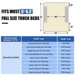 DikaSun 6.0-6.5 FT Full Size Pickup Truck Bed Air Mattress | Grey