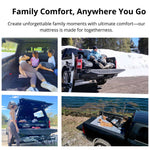 DikaSun 6.0-6.5 FT Full Size Pickup Truck Bed Air Mattress | Grey