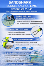 7-14ft Bungee Dock & Anchor Line