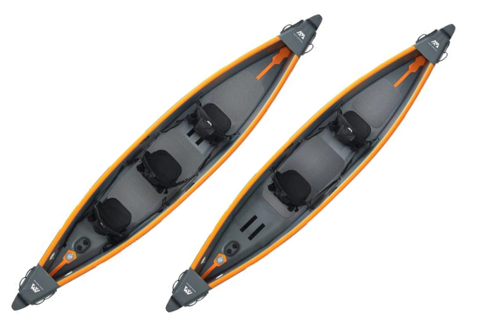 Aqua Marina TOMAHAWK AIR-C 15'8" Inflatable High Pressure Speed Kayak/Canoe