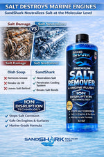 2-in-1 Boat Salt Wash & Engine Flush Boat Cleaner | 32 Oz