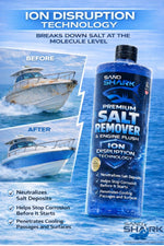 2-in-1 Boat Salt Wash & Engine Flush Boat Cleaner | 32 Oz