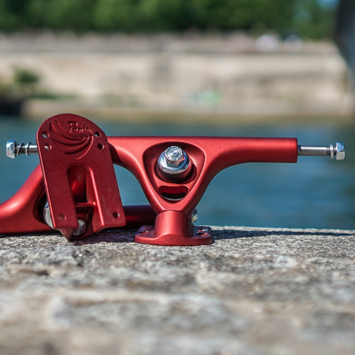 V3 180mm 50º Longboard Trucks Scarlet Red