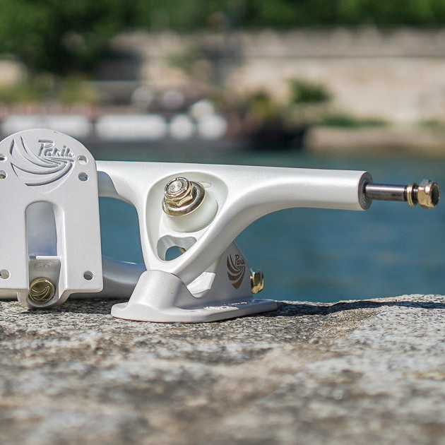 V3 180mm 50º Longboard Trucks Pearl White
