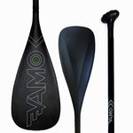 Full Carbon Adjustable or Fixed Paddle with ABS Edge | SR71 Black
