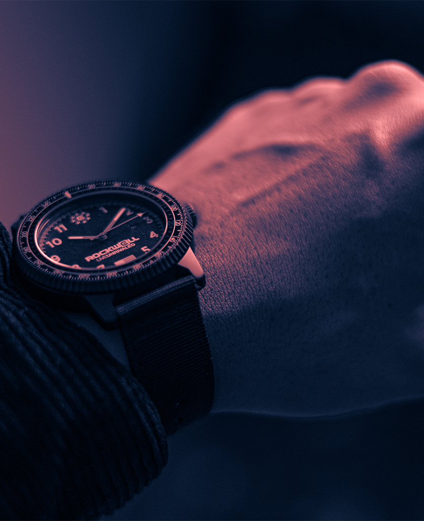 Rockwell Time Vanguard (Black) Watch | USS Utah Edition